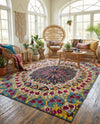 Venetian Tapestry Collection Area Rug -  Burano Rectangle Multi  lifestyle 22