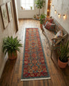 Persian Elegance Collection Area Rug -  Nain Runner Light Blue  lifestyle 51