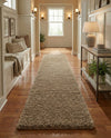 Plush Oasis Collection Area Rug - Serenity (Sandy Brown) Runner Sandy Brown  lifestyle 88