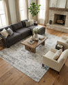 Riviera Elegance Collection Area Rug - Antibes (Gray) Rectangle Gray  lifestyle 28