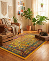 Caribbean Cove Collection Area Rug -  Mustique Rectangle Multi  lifestyle 17
