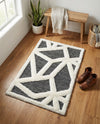 Monochrome Collection Area Rug -  Onyx Rectangle Gray  lifestyle 39