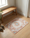 Coastal Haven Collection Area Rug - Seabreeze (Red) Rectangle Red  lifestyle 19