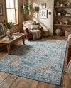 Coastal Haven Collection Area Rug -  Marina Rectangle Blue  lifestyle 31