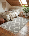 Sahara Chic Collection Area Rug -  Tuareg Rectangle Gray  lifestyle 35