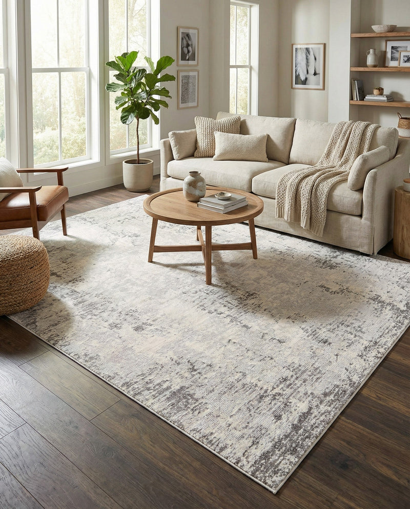 Aegean Elegance Collection Area Rug -  Ithaca Rectangle Gray  lifestyle 5