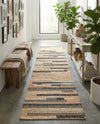 Benares Handwoven Jute Collection Area Rug -  Varanasi Runner Beige  lifestyle 22