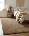 Plush Oasis Collection Area Rug - Serenity (Sandy Brown) Rectangle Sandy Brown  lifestyle 28