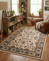 Casablanca Tapestry Collection Area Rug -  Marrakech (Ivory) Rectangle Ivory  lifestyle 16
