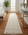 Hollywood Luxe Collection Area Rug - Sunset (White Gold) Runner White Gold  lifestyle 42