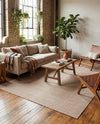 Soho Elegance Collection Area Rug - Chelsea (Light Brown) Rectangle Light Brown  lifestyle 10