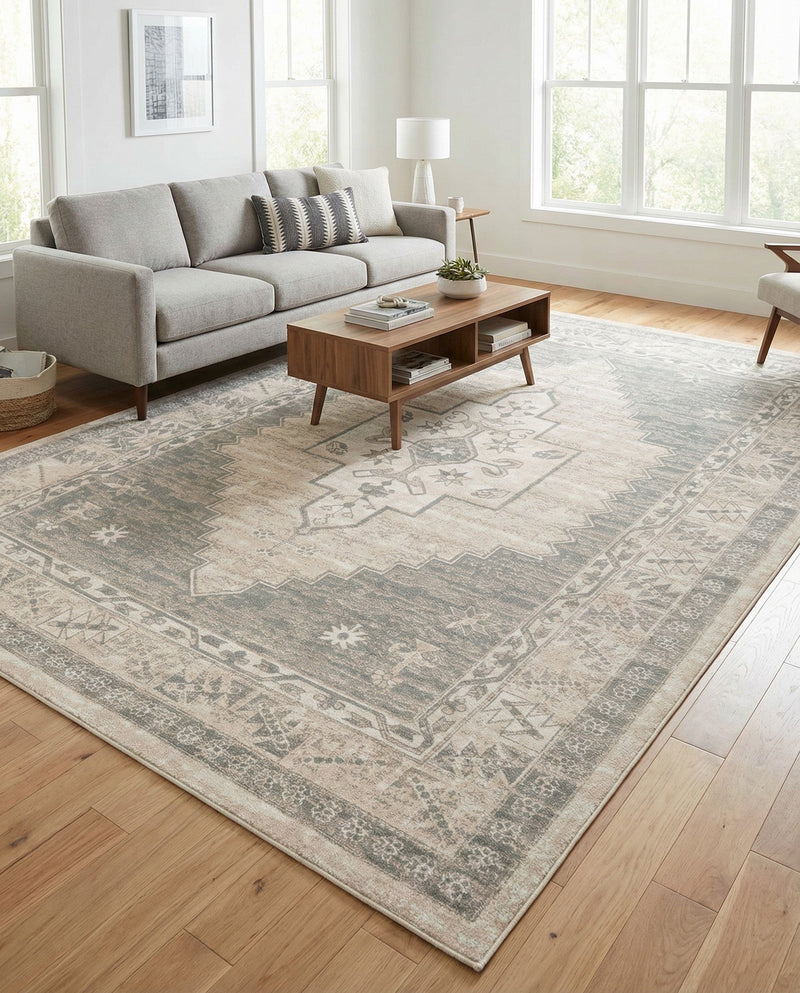 Savannah Series Collection Area Rug -  Augusta (Mink) Rectangle Mink  lifestyle 39