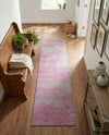 Sahara Essence Collection Area Rug - Oasis (Pink) Runner Pink  lifestyle 58