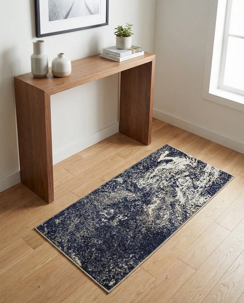 Autumnal Tapestry Collection Area Rug -  Slateville Runner Gray  lifestyle 46