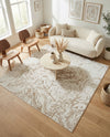 Coastal Haven Collection Area Rug -  Nautilus Square Ivory  lifestyle 51