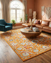 Adriana Terrace Collection Area Rug -  Positano (Orange) Rectangle Orange  lifestyle 6