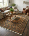Ottoman Elegance Collection Area Rug - Sultan Rectangle Blue  lifestyle 41