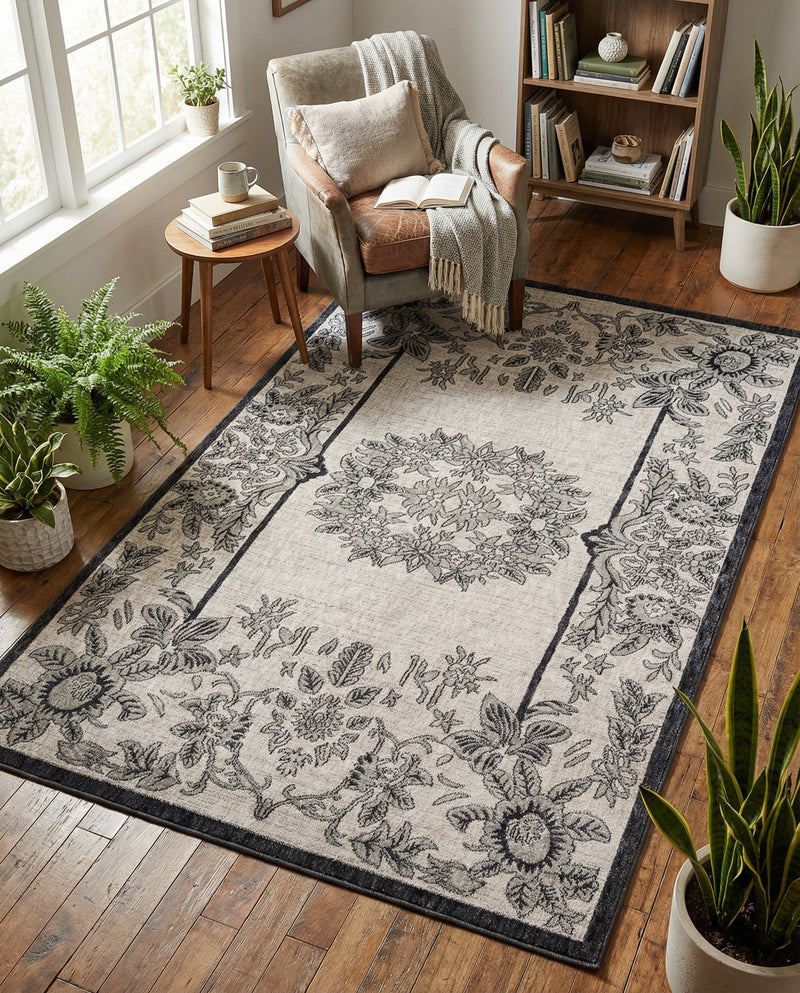 Heritage Harbor Collection Area Rug -  Seabreeze Rectangle Ivory  lifestyle 21