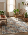 Geo Garden Lattice Collection Area Rug -  Casablanca Rectangle Multi  lifestyle 12