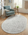 Cambridge Classics Collection Area Rug - Trinity (Cream) Oval Cream  lifestyle 61