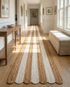 Serenity Braided Jute Collection Area Rug - Luna Runner Natural and Ivory  lifestyle 36