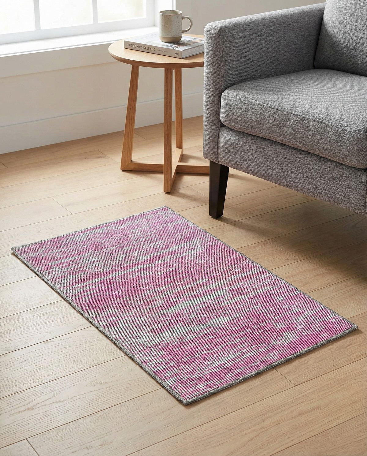Sahara Essence Collection Area Rug - Oasis (Pink) Rectangle Pink  lifestyle 3