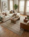 Studio Haven Collection Area Rug -  Conservatory (Beige) Rectangle Beige  lifestyle 18