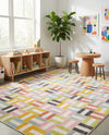 Wonder Tykes Collection Area Rug -  Kaleidoscope Rectangle Multi  lifestyle 7