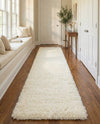 Eternal Plush Oasis Collection Area Rug -  Tranquility (Pearl) Runner Pearl  lifestyle 63