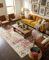 Georgetown Rugs Collection Area Rug - Dupont (Light Multi) Rectangle Light Multi  lifestyle 15