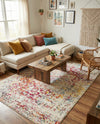 Georgetown Rugs Collection Area Rug - Dupont (Light Multi) Rectangle Light Multi  lifestyle 20