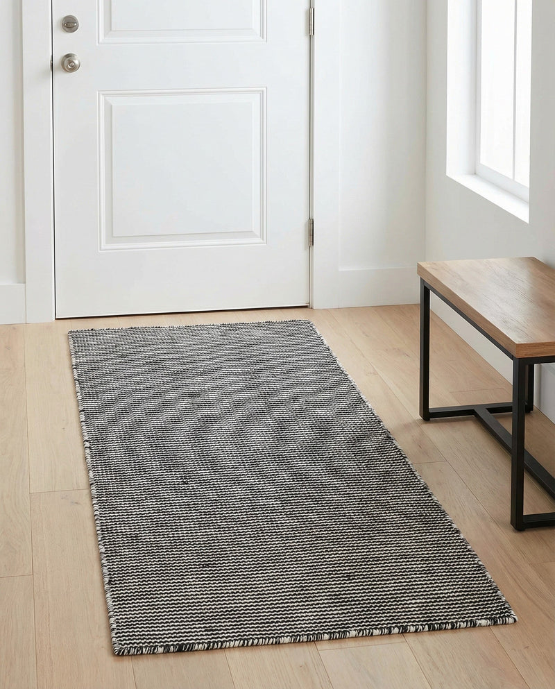 Jill Zarin Sedona Oasis Outdoor Collection Area Rug - Coconino (Black Sky) Runner Black Sky  lifestyle 59