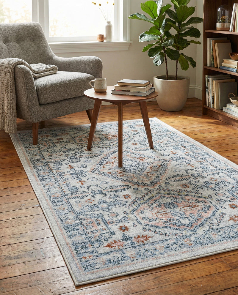 Aegean Elegance Washables Collection Area Rug -  Patmos Rectangle Ivory  lifestyle 19