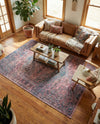 Zahara Oasis Collection Area Rug -  Agadir Rectangle Antique Rust Red  lifestyle 15