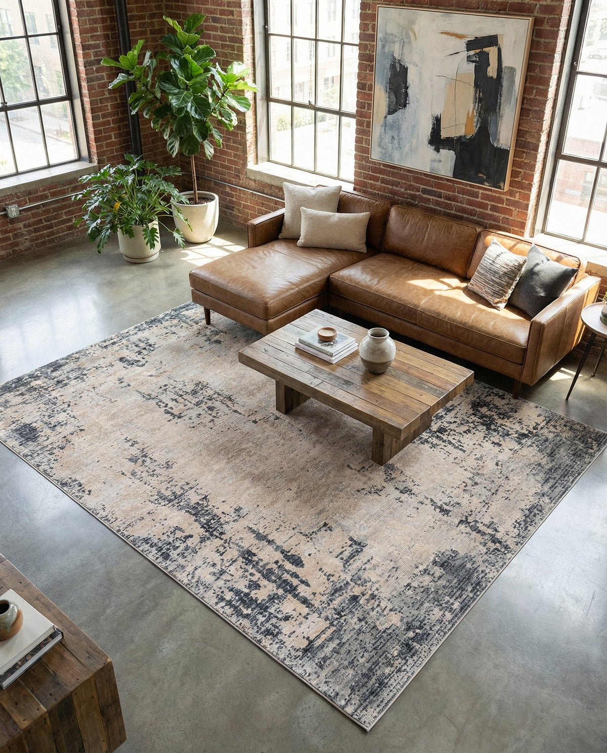 Aegean Elegance Collection Area Rug -  Ithaca Rectangle Bone  lifestyle 16