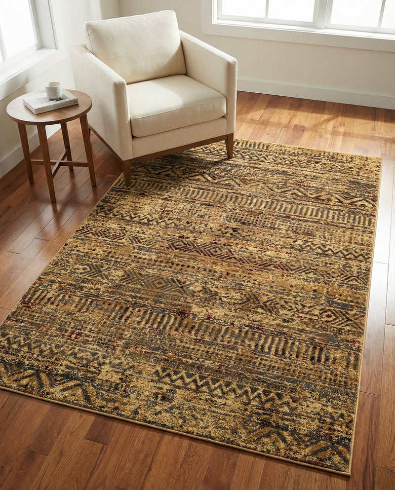 Neptune Elegance Collection Area Rug -  Nereid Rectangle Beige  lifestyle 42