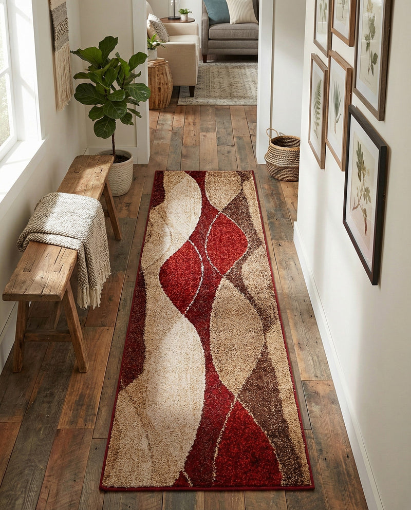 Autumn Meadow Collection Area Rug -  Emberglow Runner Multi  lifestyle 41