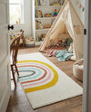 Wonder Tykes Collection Area Rug -  Illusion Runner Ivory  lifestyle 41