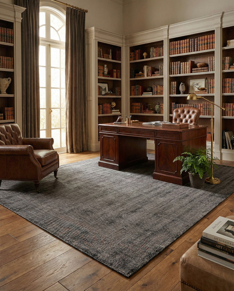 Berkshire Estate Collection Area Rug - Windsor (Blackberry) Rectangle Blackberry  lifestyle 19