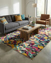 Marrakesh Elegance Collection Area Rug -  Toubkal Rectangle Multi  lifestyle 16