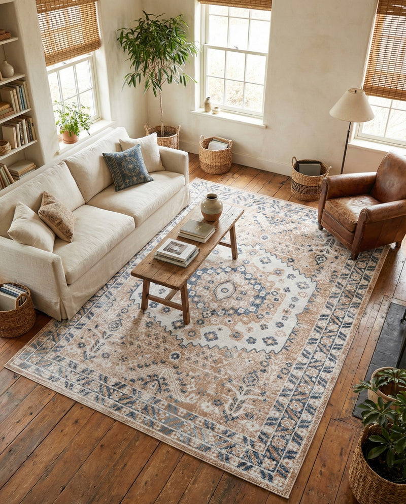Cambridge Classics Collection Area Rug -  Pembroke (Beige) Rectangle Beige  lifestyle 7