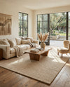 Lana Tasmanian Wool Collection Area Rug - Waitomo Rectangle Taupe  lifestyle 51