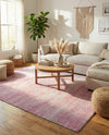 Sahara Essence Collection Area Rug - Oasis (Pink) Rectangle Pink  lifestyle 17