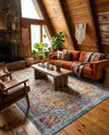 Caribbean Breeze Collection Area Rug -  Xcalak Rectangle Light Blue  lifestyle 31