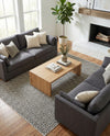 Urban Oasis Rugs Collection Area Rug -  Rooftop (Charcoal Gray) Rectangle Charcoal Gray  lifestyle 9