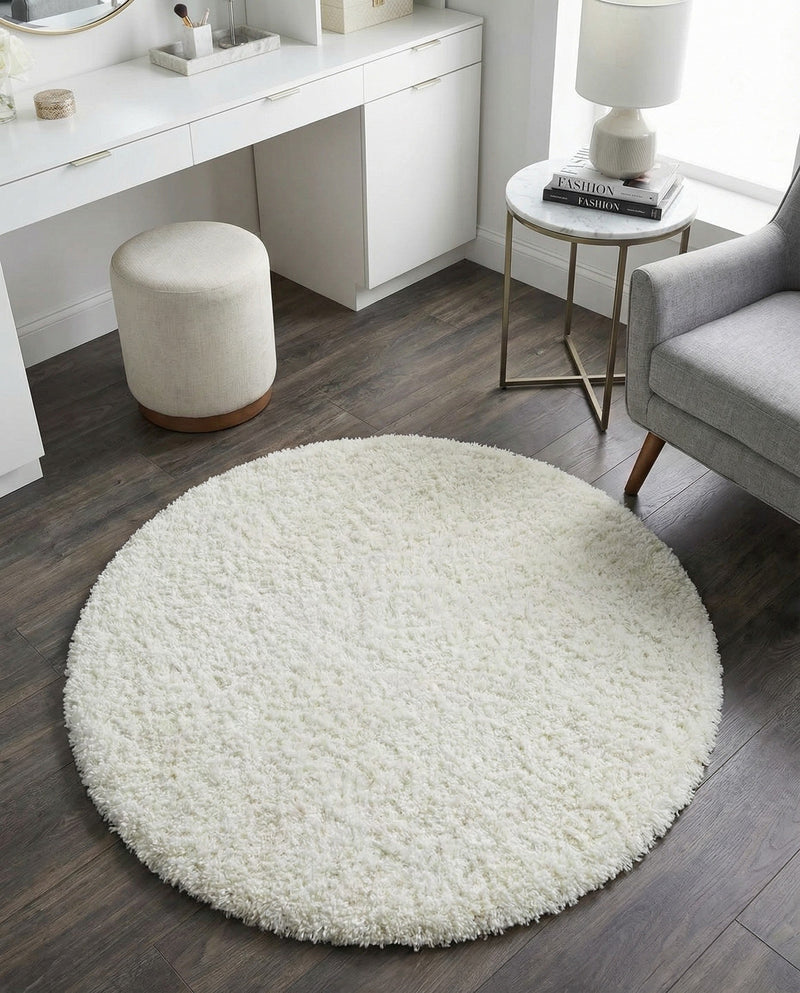 Majestic Manor Collection Area Rug - Versailles (Bone) Round Bone  lifestyle 71