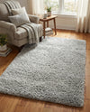 Eternal Plush Oasis Collection Area Rug -  Tranquility (Ash) Rectangle Ash  lifestyle 31