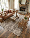 Sahara Sands Collection Area Rug -  Berenice Rectangle Natural and Brown  lifestyle 18