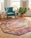 Georgetown Rugs Collection Area Rug - Dupont (Multi) Octagon Multi  lifestyle 81