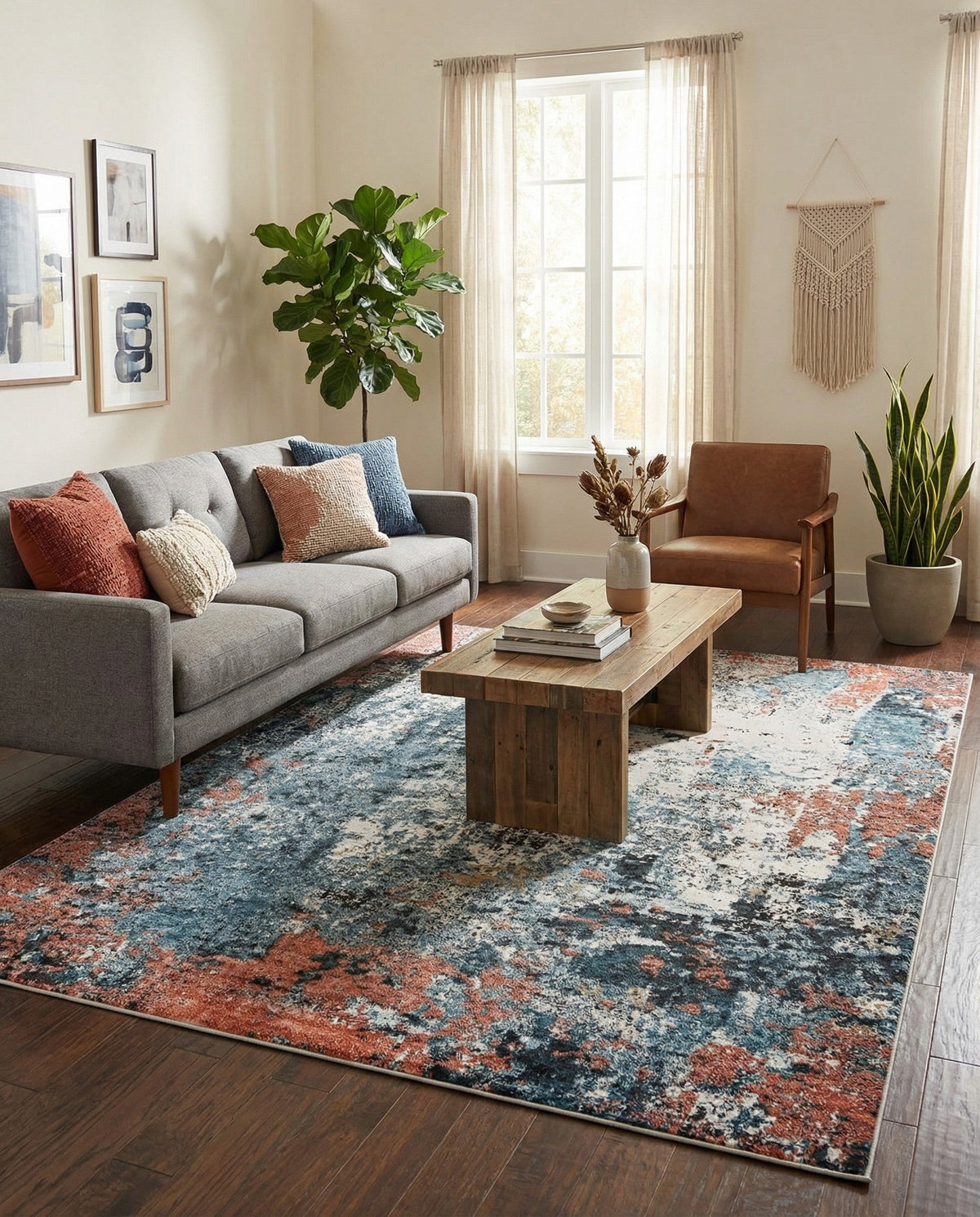 Dresden Elegance Collection Area Rug -  Seiffen Rectangle Multi  lifestyle 9